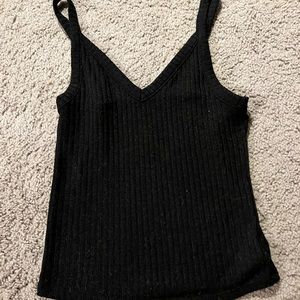 black soft and sexy tank
